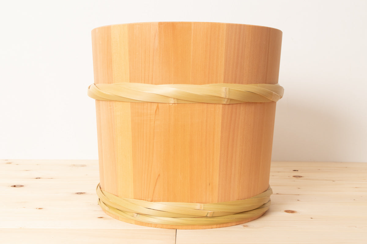 さわらの漬物桶 竹タガ仕上げ – 市川籠店 | 1basketry