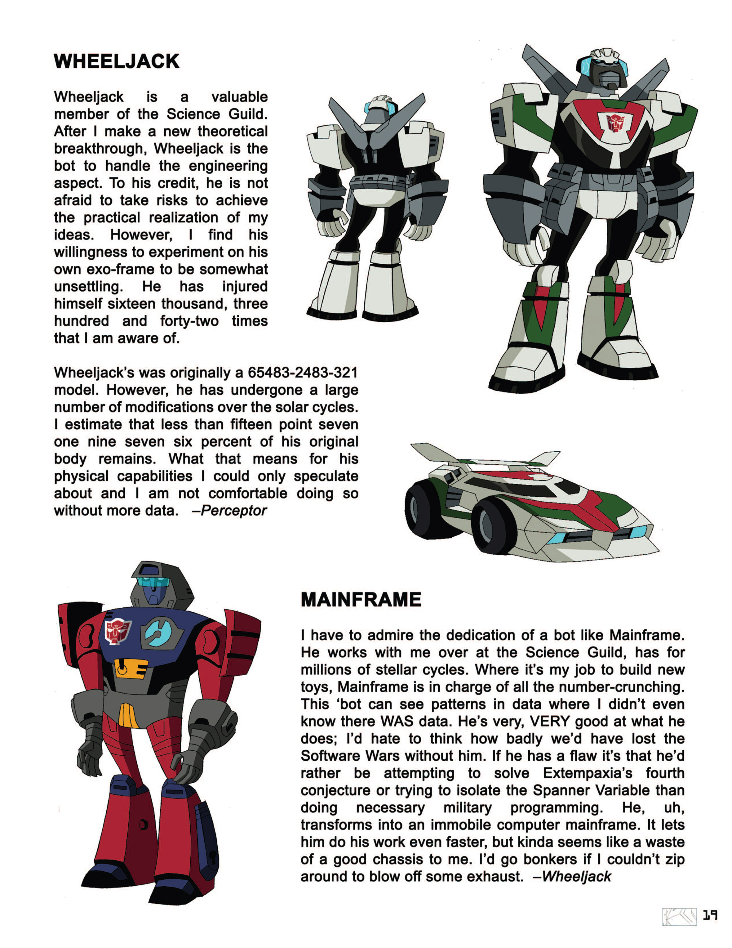 Read online Transformers Animated: The Allspark Almanac comic