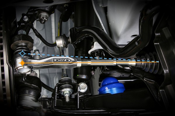 ハイエース ローダウン用 玄武 アジャストタイロッドエンドを販売