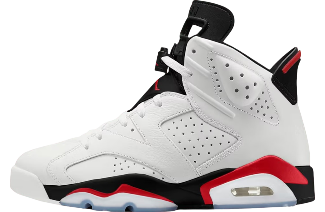 Air Jordan 6 White / Fire Red - Jan 2025 - CT8529-120