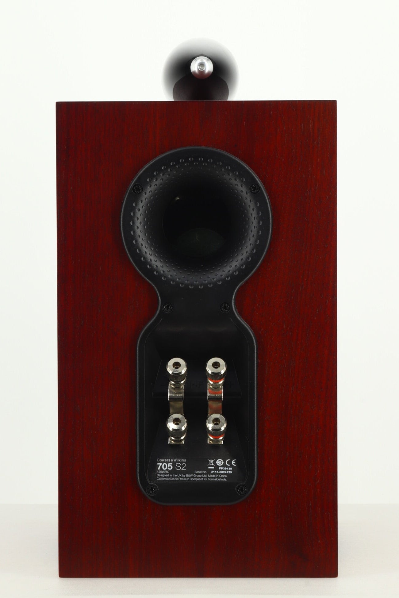 B&W 705 S2 Standmount Speakers - Rosenut – 2ndhandhifi.co.uk