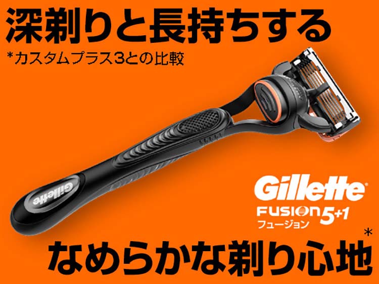 Gillette Fusion 5+1 Razor with 2 replaceable blades - buy online