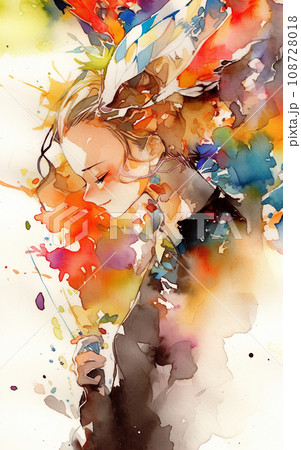 抽象的な女性の油彩画 抽象的な女性像 油彩画 - メルカリ