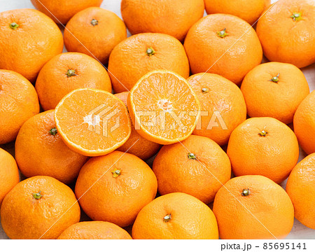 沢山のみかんの写真素材 [85695141] - PIXTA