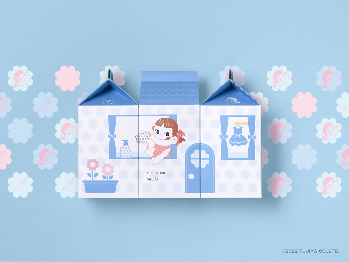 ミュゼ ぺこちゃんコラボ 限定ミルクローションセット ミュゼコスメ誕生9周年記念！“ペコちゃん”×“ミュゼコスメ”初コラボ