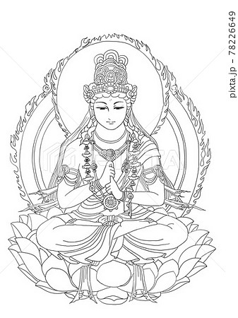 仏画のイラスト素材 - PIXTA