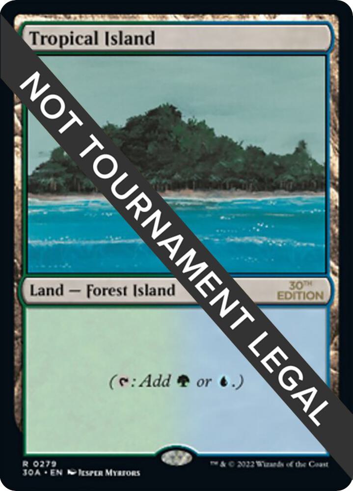 Tropical Island - 30th Anniversary Edition - Magic: The Gathering