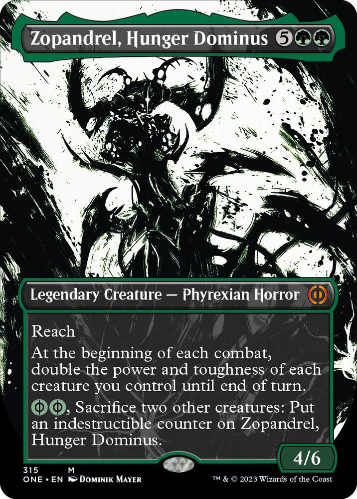 Zopandrel, Hunger Dominus (Showcase) - Phyrexia: All Will Be One