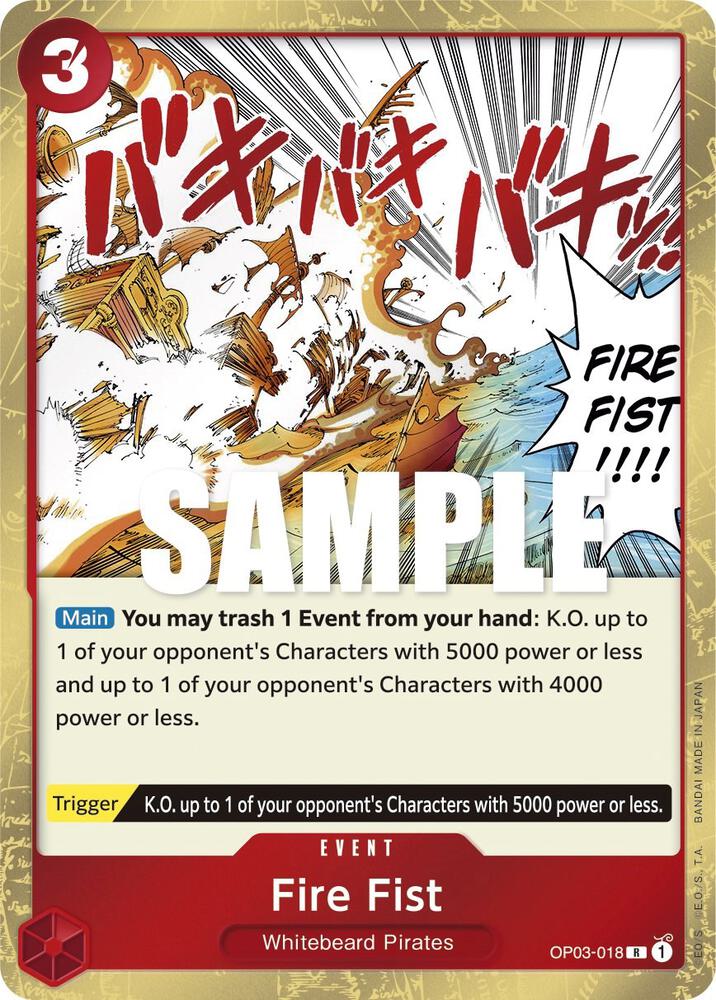 Fire Fist - Pillars of Strength - One Piece Card Game - TCGplayer.com