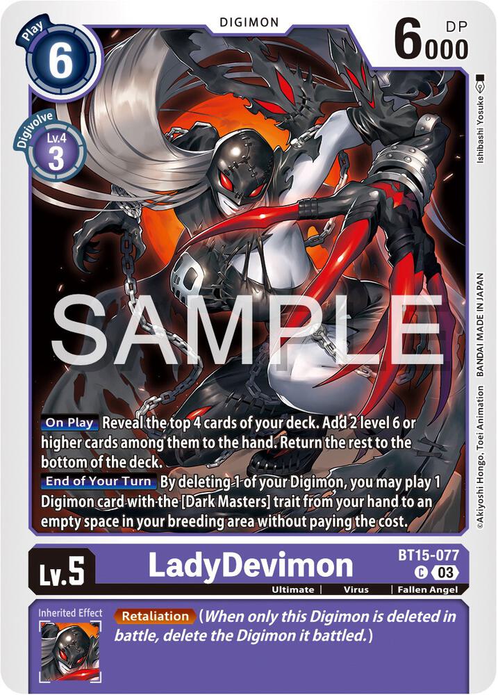 LadyDevimon - Exceed Apocalypse - Digimon Card Game - TCGplayer.com