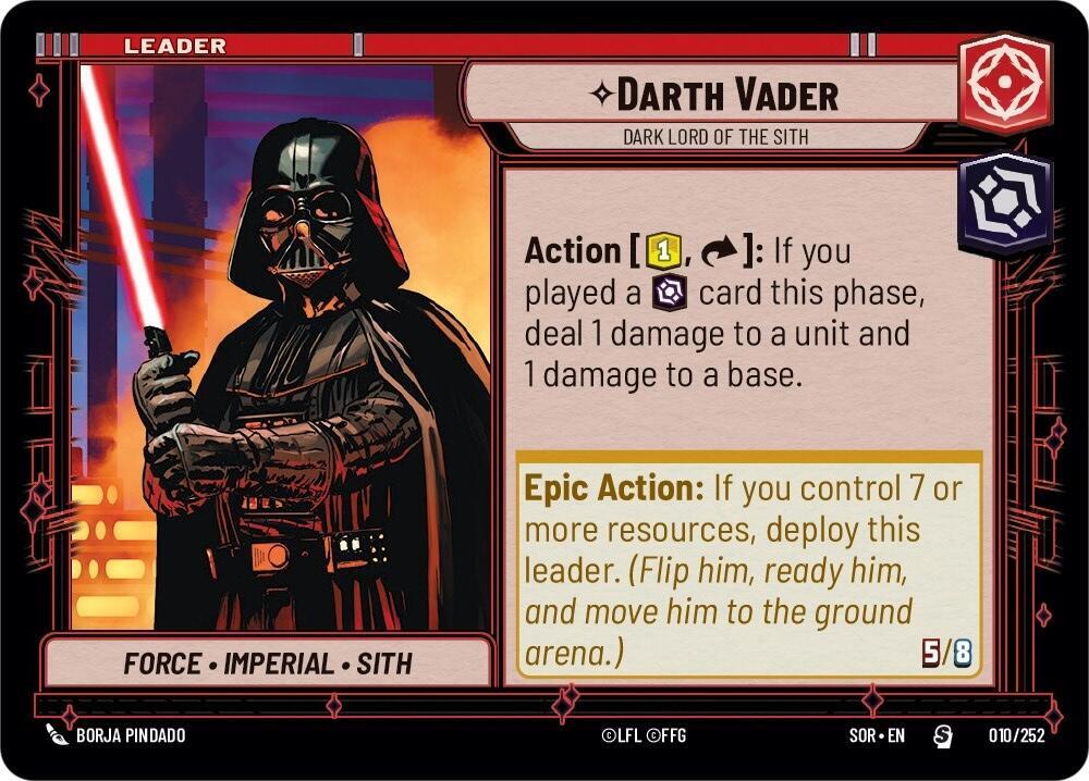 Darth Vader - Dark Lord of the Sith - Spark of Rebellion - Star