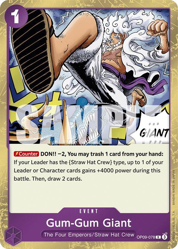Gum-Gum Giant - Emperors in the New World - One Piece Card Game