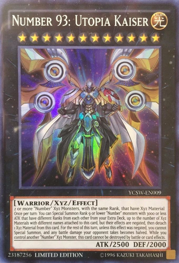 Number 93: Utopia Kaiser - Yu-Gi-Oh! Championship Series Prize