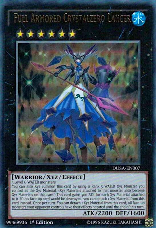 Full Armored Crystalzero Lancer - Duelist Saga - YuGiOh