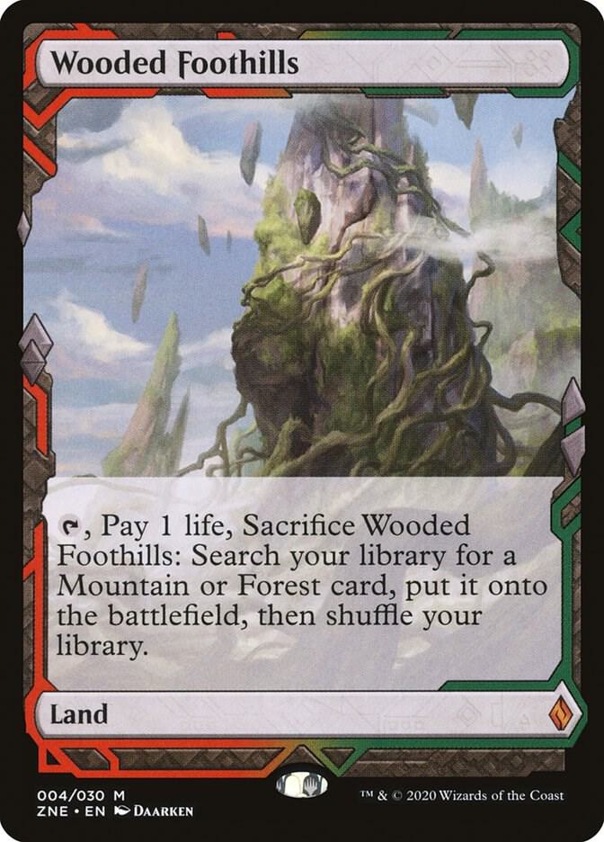 Wooded Foothills - Zendikar Rising Expeditions - Magic: The