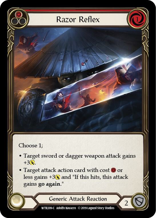 Razor Reflex (Red) - Welcome to Rathe - Flesh and Blood TCG