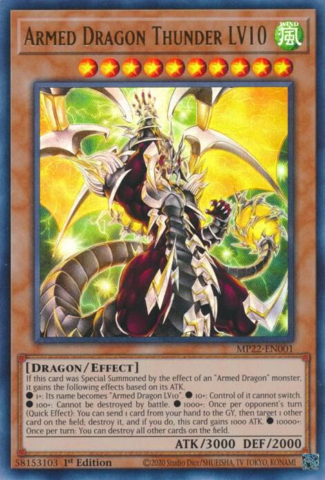Armed Dragon Thunder LV10 - 2022 Tin of the Pharaoh's Gods