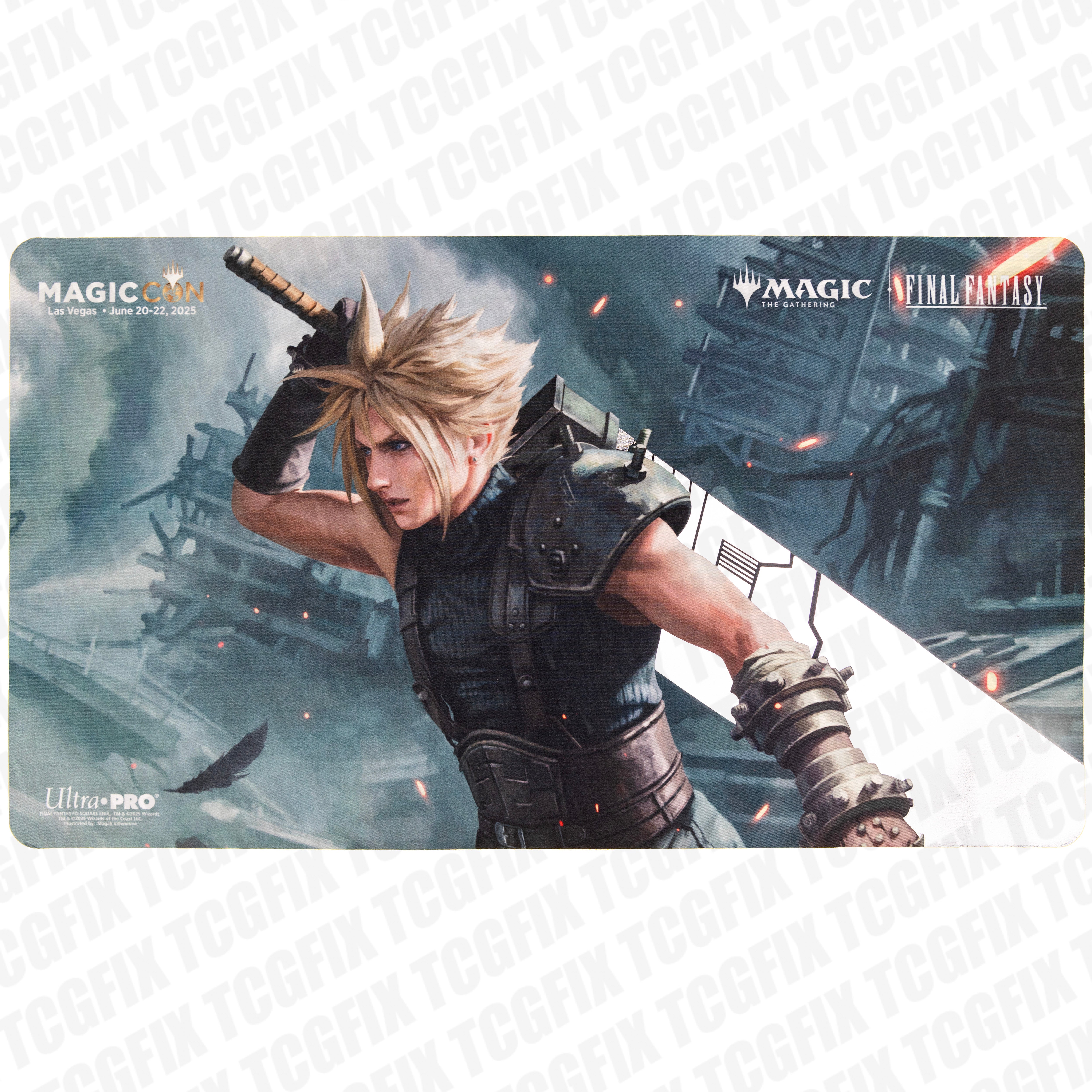 MagicCon Las Vegas 2025 Cloud & Sephiroth Foil Sword Playmat Set