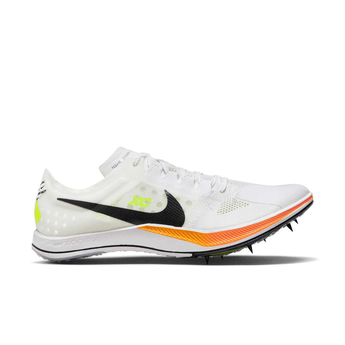 Unisex ZoomX Dragonfly XC (100 - White/Black-Total Orange-Laser