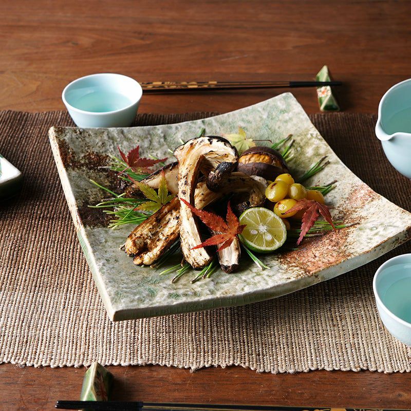 シリーズ以外・その他 松禄 角皿〈1枚〉 伊賀焼 |皿や鉢など和食器の