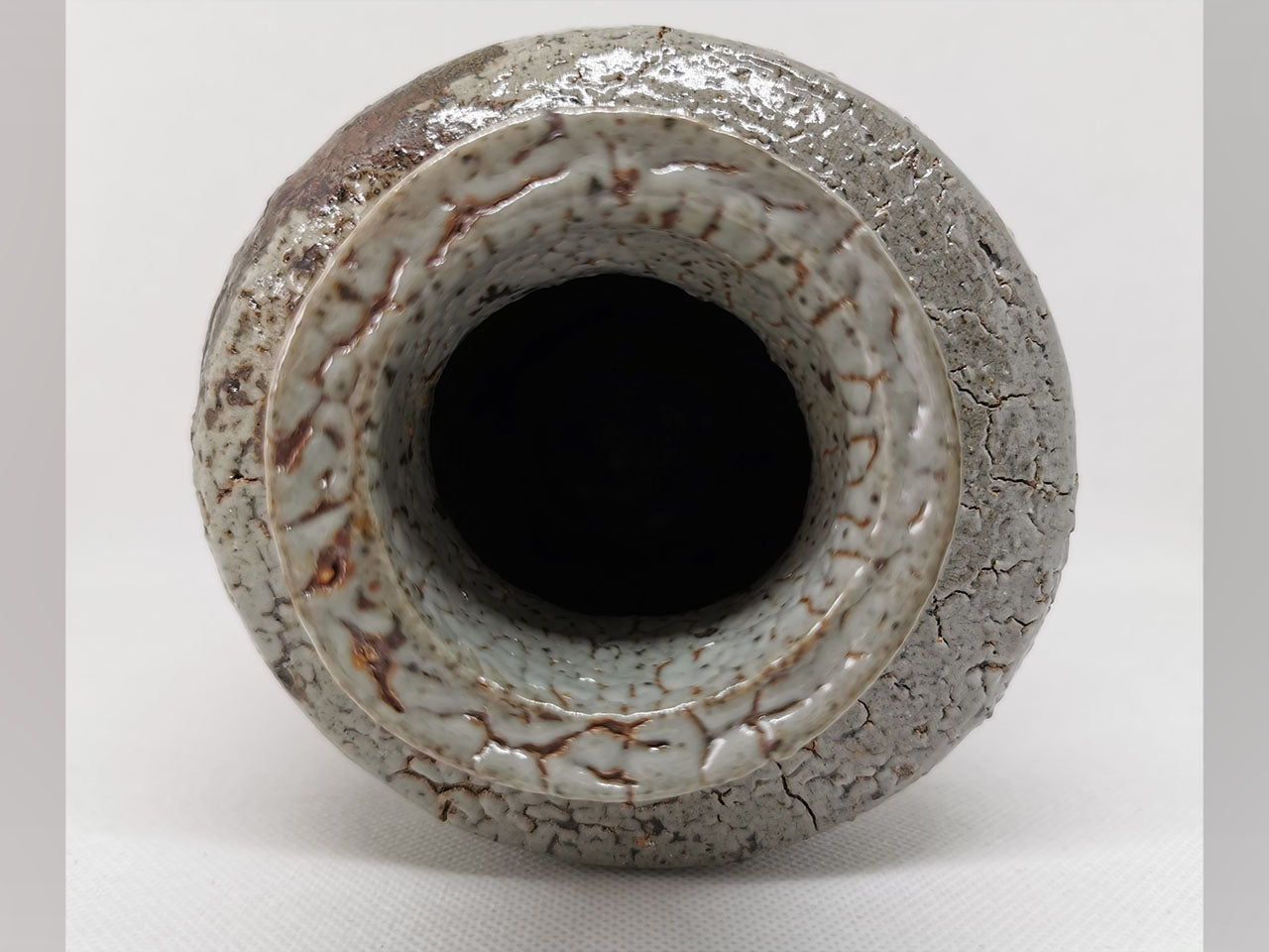 花器 「絵唐津花入」 安永頼山 唐津焼 陶磁器 – Takumi Japan