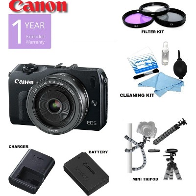 Canon EOS-M Mirrorless Digital Camera with EF-M 22mm f/2 STM Lens