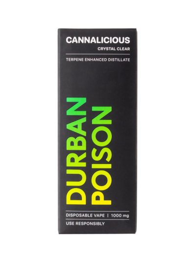 Durban Poison Sativa - THC Disposable Vape - 1ml | Taste of Cannabis