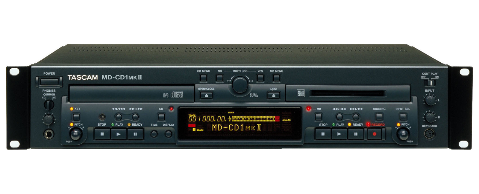 MD-CD1MKII | CDプレーヤー/MDレコーダー | TASCAM (日本)