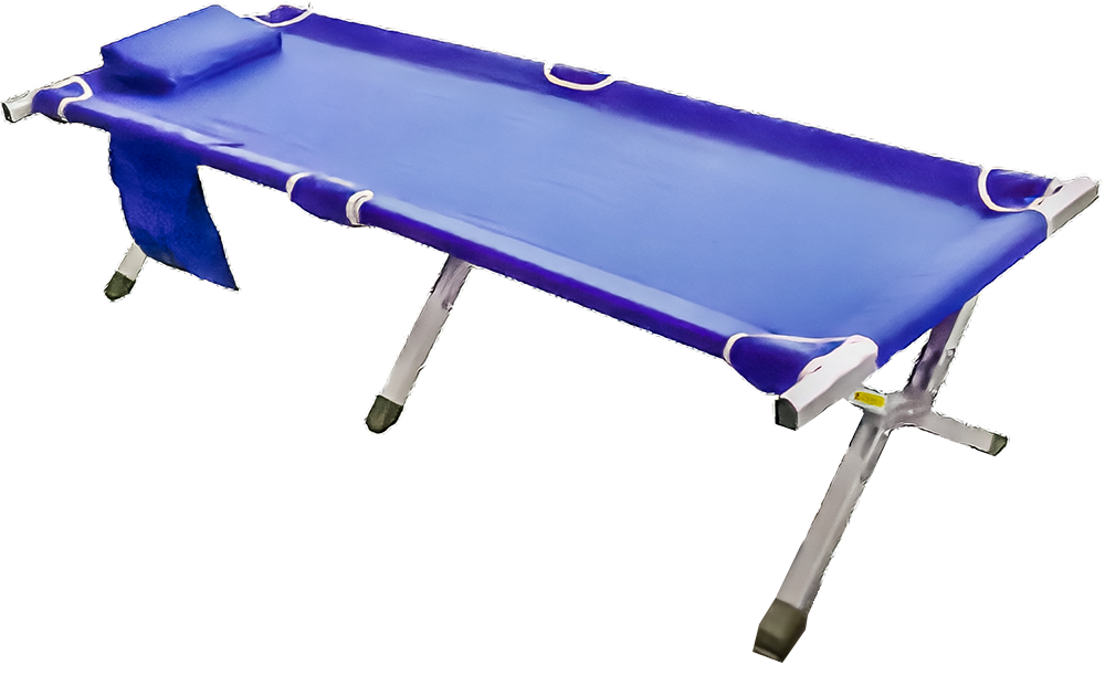 折り畳み式 アルミ簡易ベッド - 病院・医療現場向け 臨時・医療用