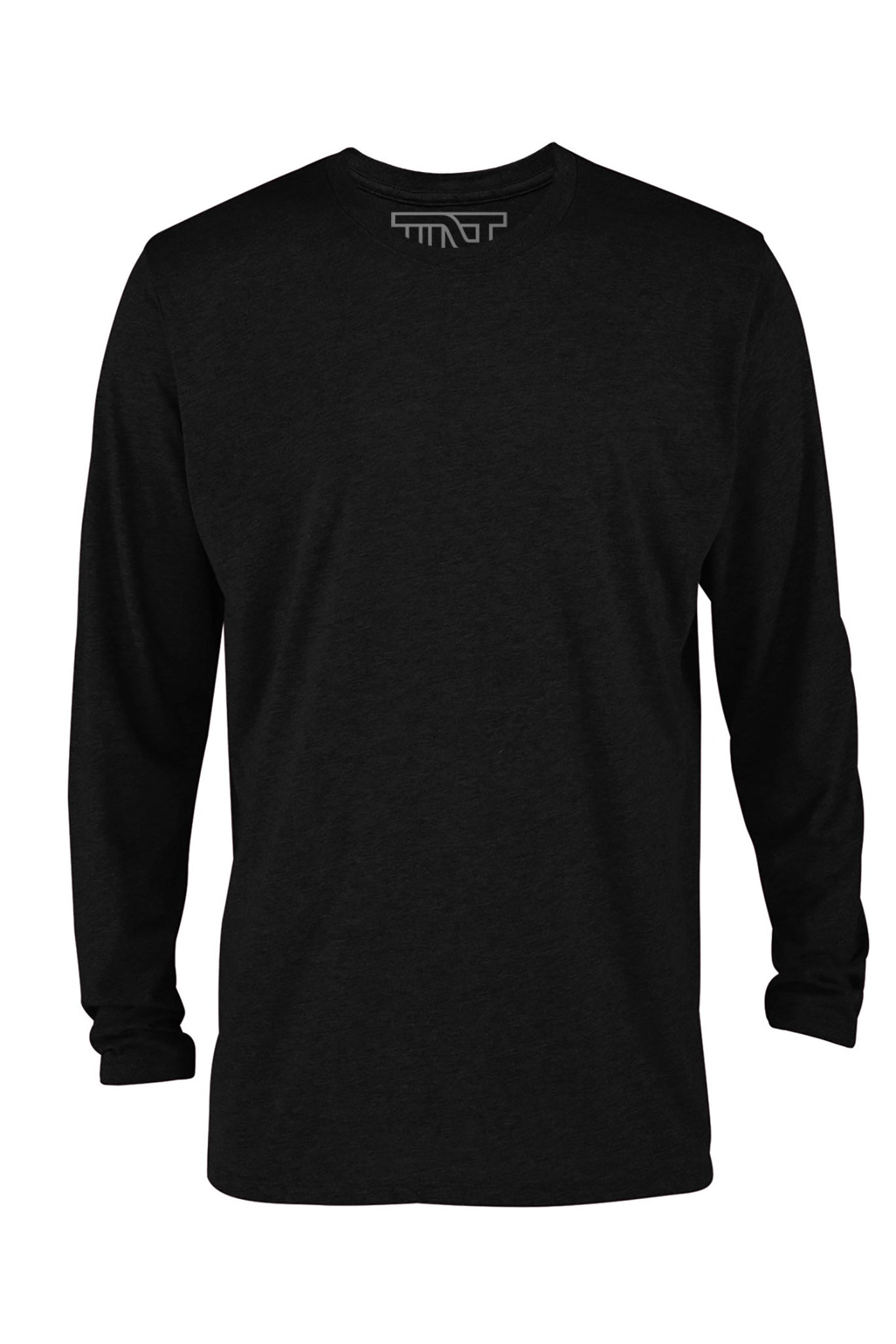 Jet Black Long Sleeve T-Shirt - Black – Tee Luv