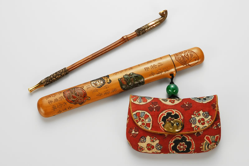 煙管煙草入組物｜燕市産業史料館｜新潟県燕市｜燕の匠の技に触れ、金属