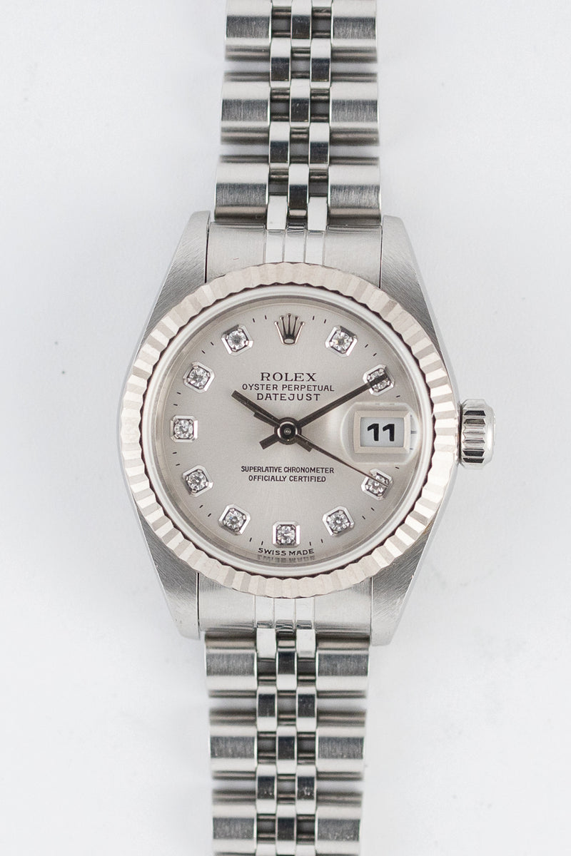 ROLEX DATEJUST REF.69174G 10 Points Diamond – TIMEANAGRAM