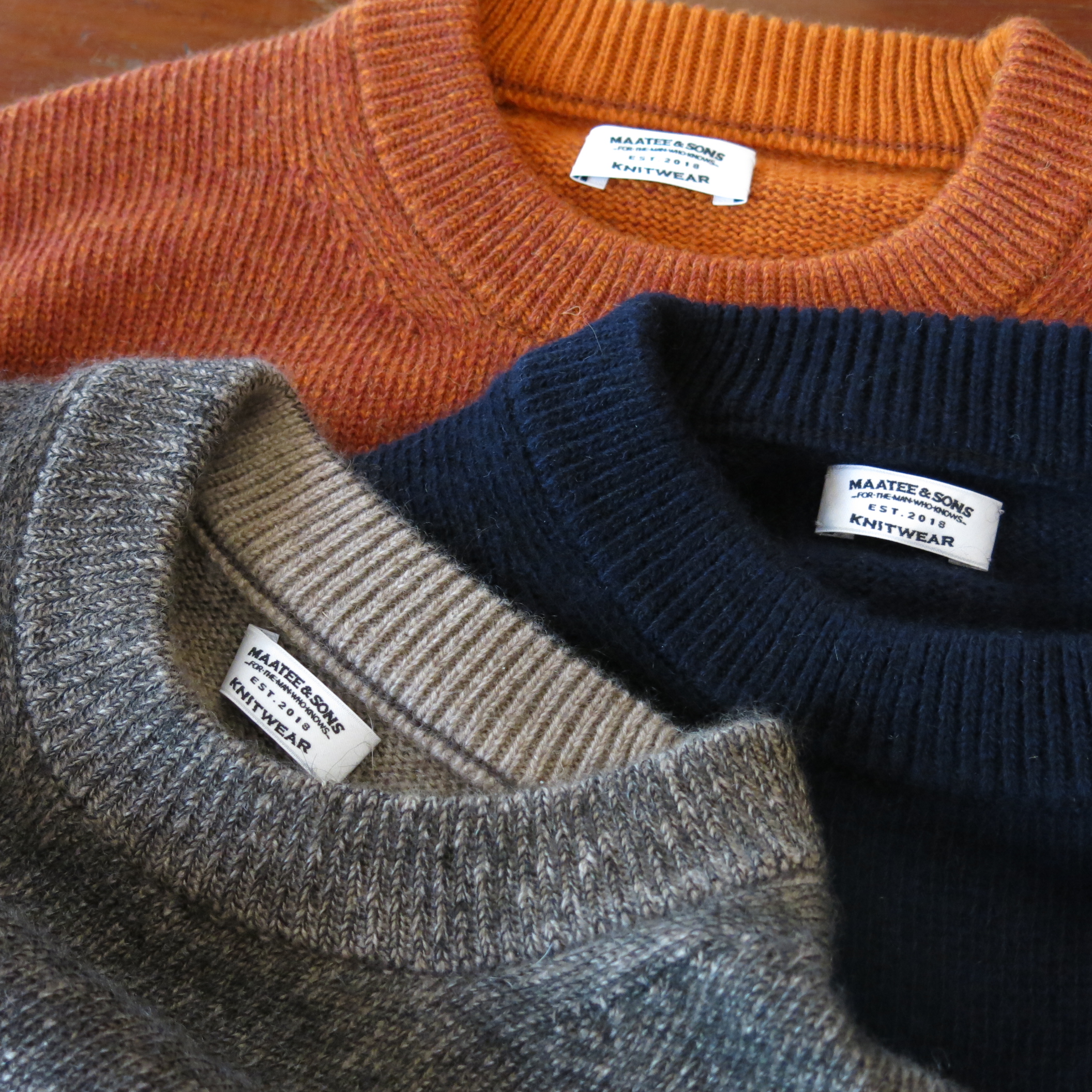 MAATEE&SONS / ひょっとこPULL OVER SWEATER & MILITARY SLACKS