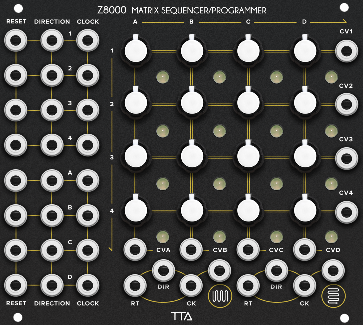 Tiptop Audio Z8000 マトリックスシーケンサー Z8000 - Tiptop Audio