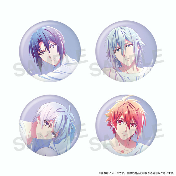 アニメ アイドリッシュセブン MEMORIAL EXHIBITION オーロラ缶バッジ