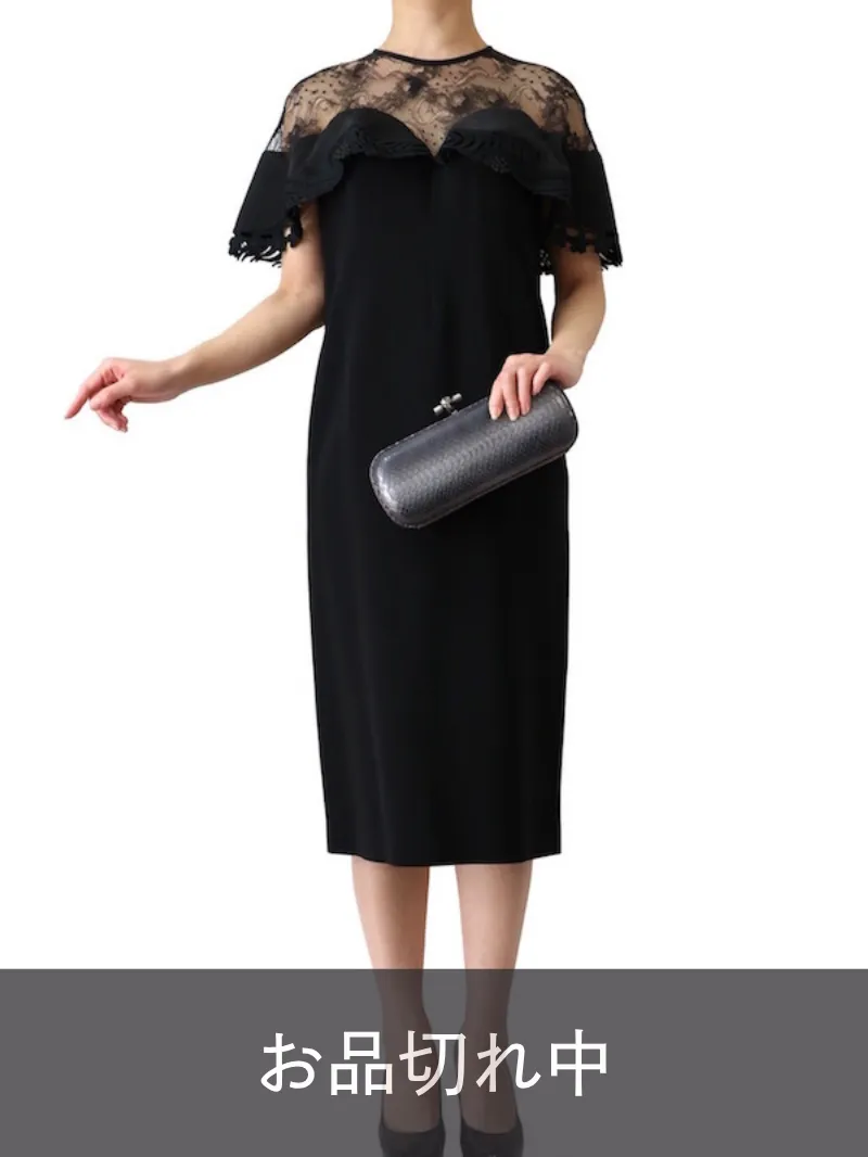 Mame Kurogouchi（マメ クロゴウチ） リバーレースクラシカル(ブラック