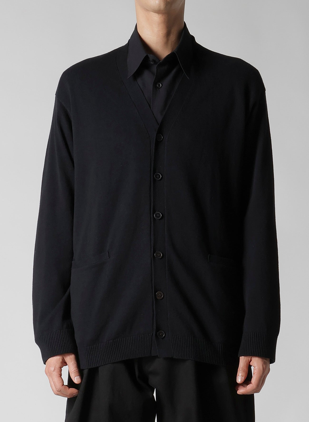 Y's for men INTERSIA LOGO CARDIGAN – THE SHOP YOHJI YAMAMOTO