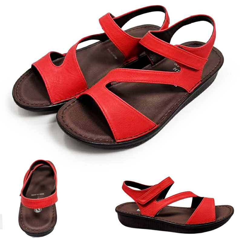 楽天市場】カンペール サンダル（カラーレッド）（靴）の通販