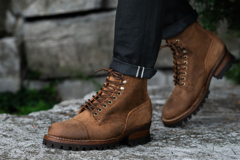 Men's Challenger Boot In Tan 'Badland' Leather - Thursday