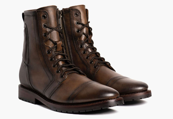 Men's Casa Moto Zip-Up Boot in Anejo - Thursday Boot Company
