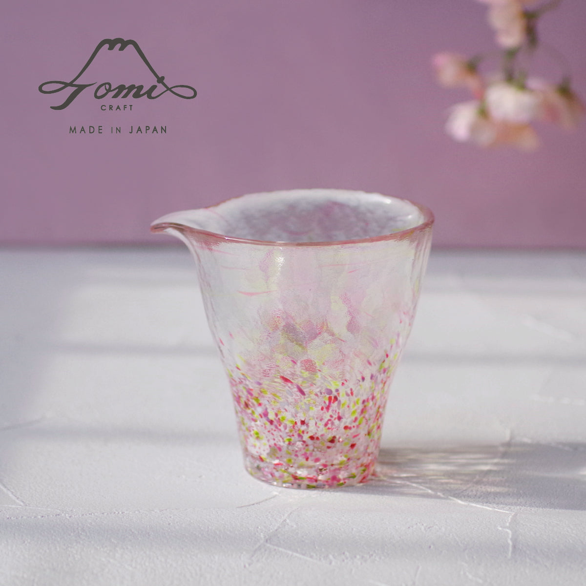 江戸硝子｜うきよ｜片口｜藤ざくら｜TOMICRAFT(トミクラフト)公式