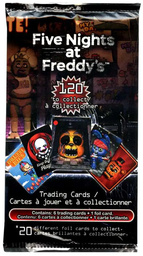 Five Nights at Freddys Five Nights at Freddys Trading Card Pack 6