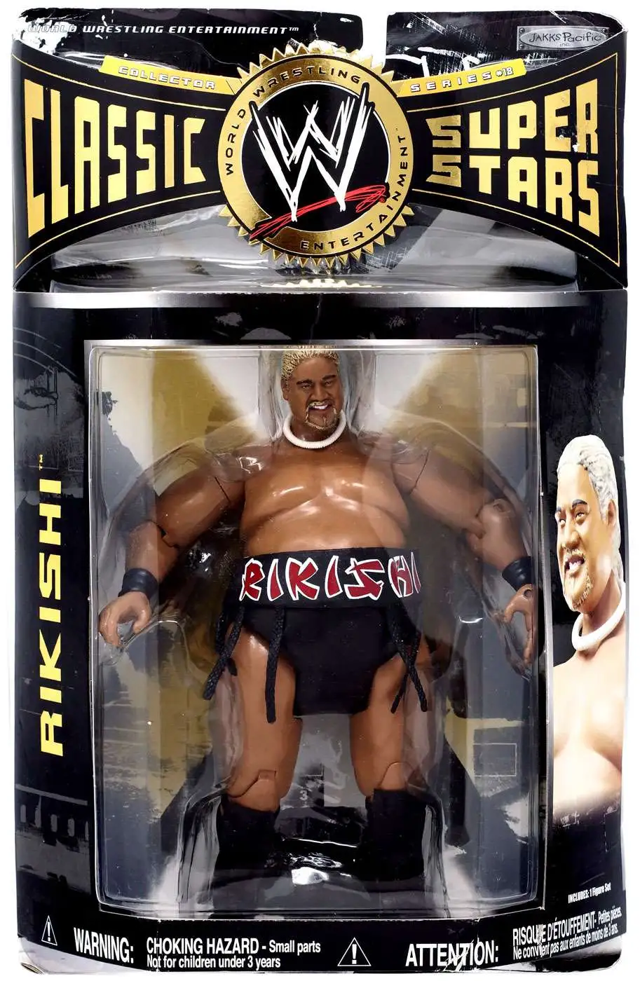 WWE Wrestling Classic Superstars Series 18 Rikishi Action Figure