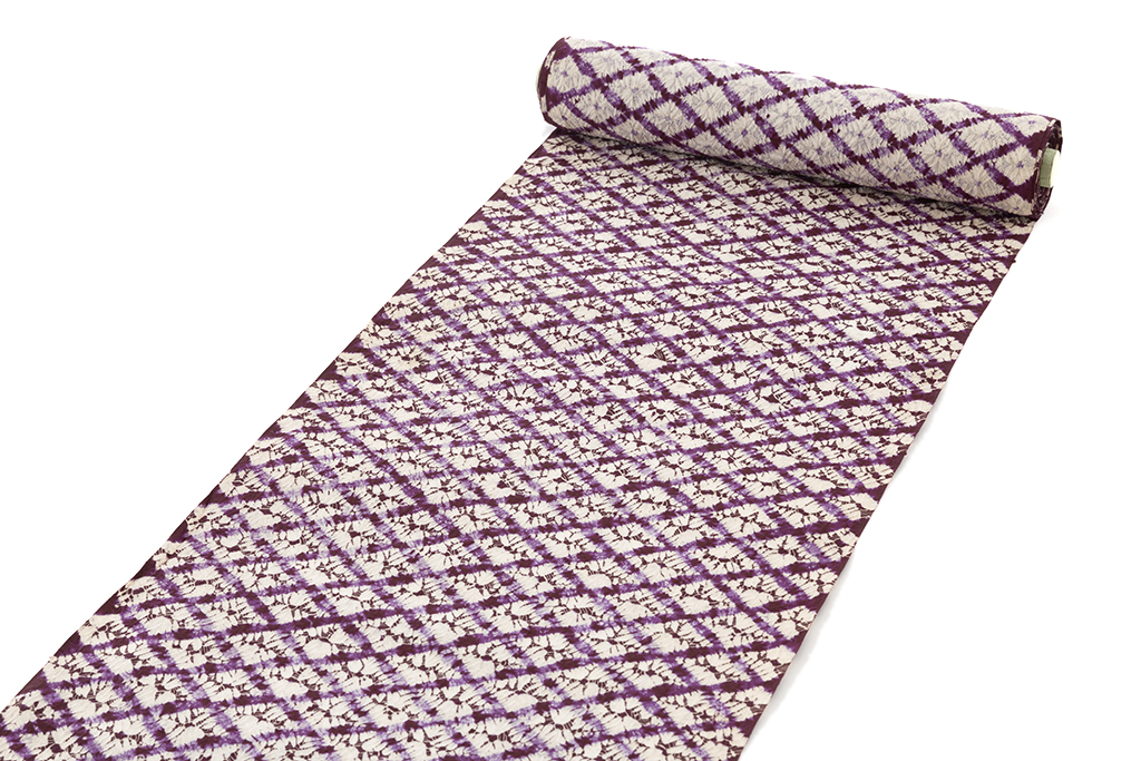 草紫堂製 南部紫根染 紬着尺 未仕立て品 | 特選きものコレクション