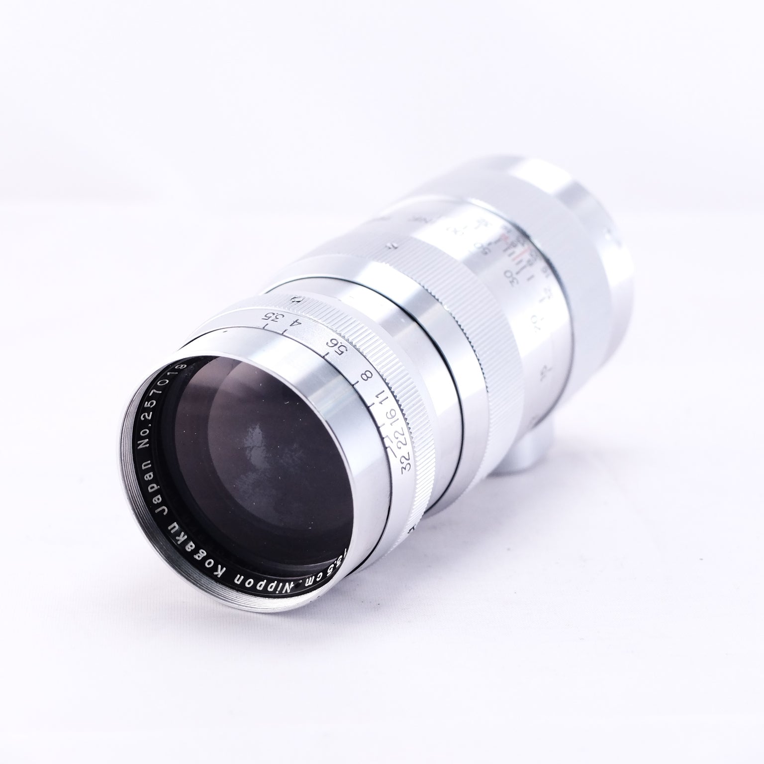 Nippon Kogaku NIKKOR-Q.C 13.5cm F3.5 feet表記 [L39] (付属: ケース