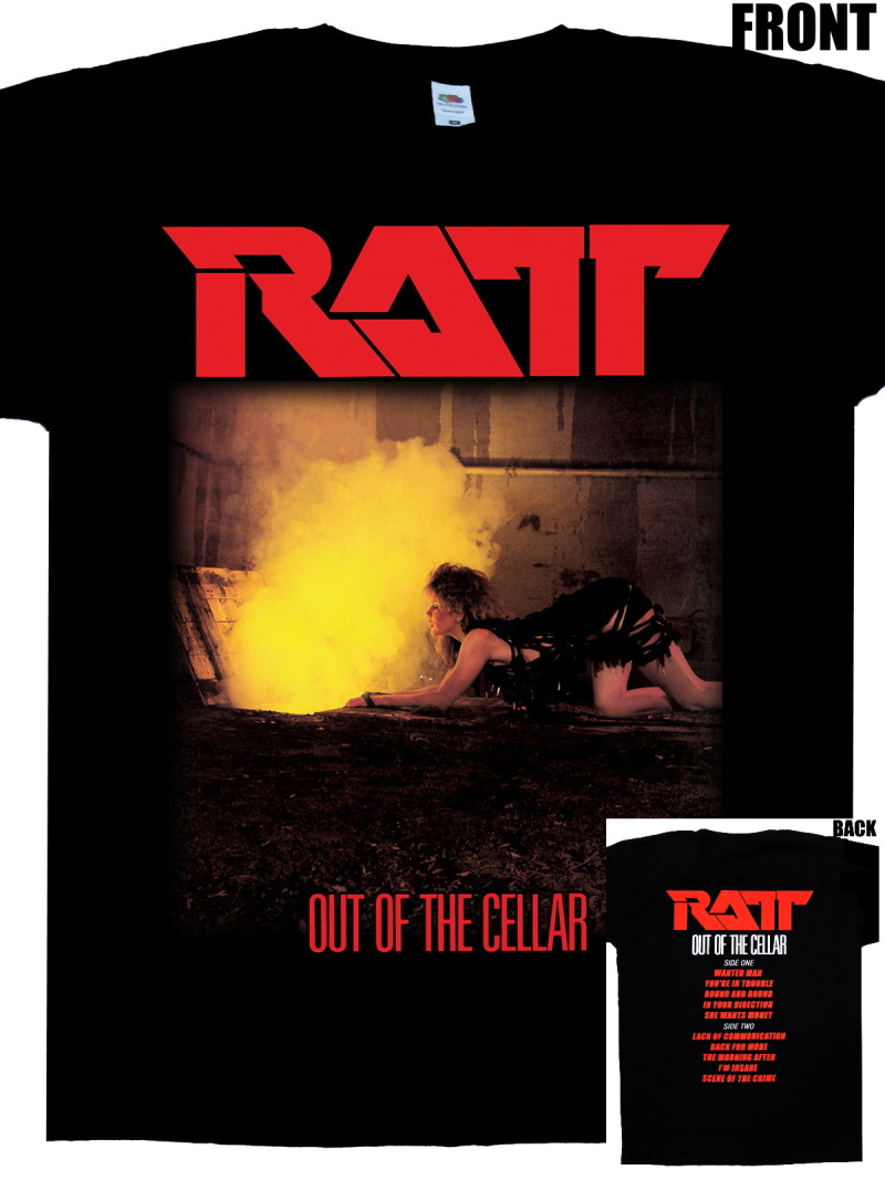 RATT】ロックTシャツ メンズ バンドTシャツ メンズ RATT Out Of The