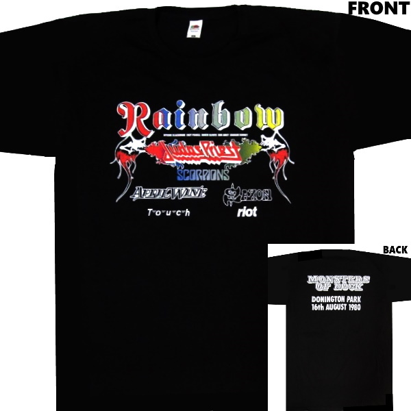 RAINBOW】ロックTシャツ メンズ バンドTシャツ メンズ RAINBOW