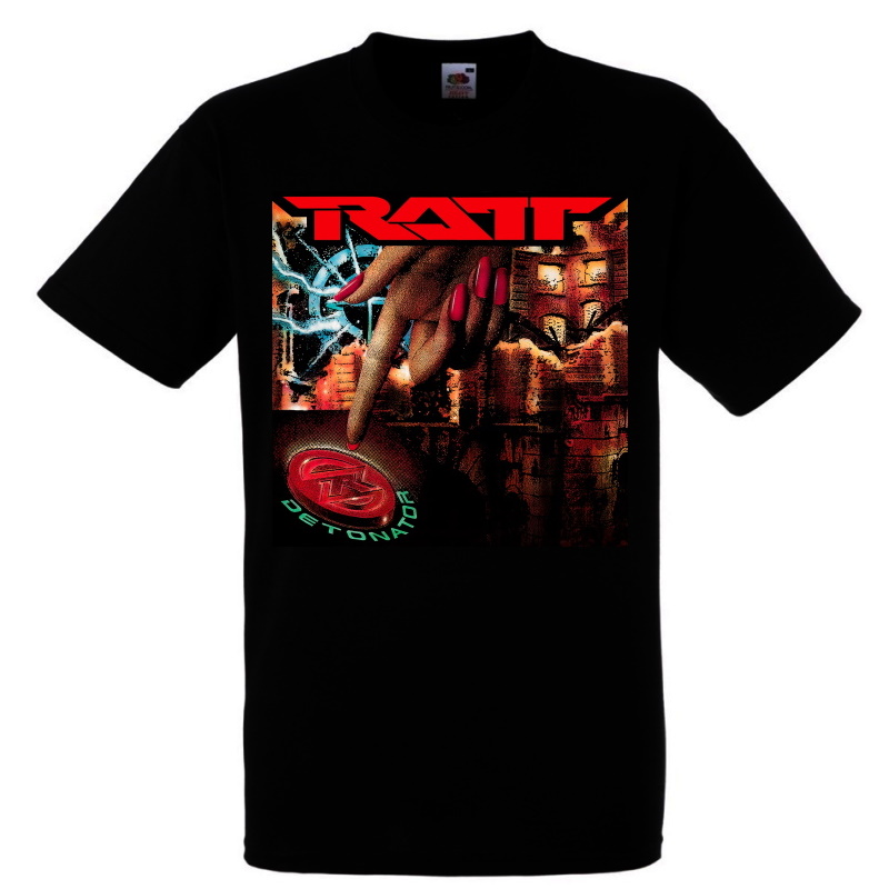 RATT】ロックTシャツ メンズ バンドTシャツ メンズ RATT Detonator