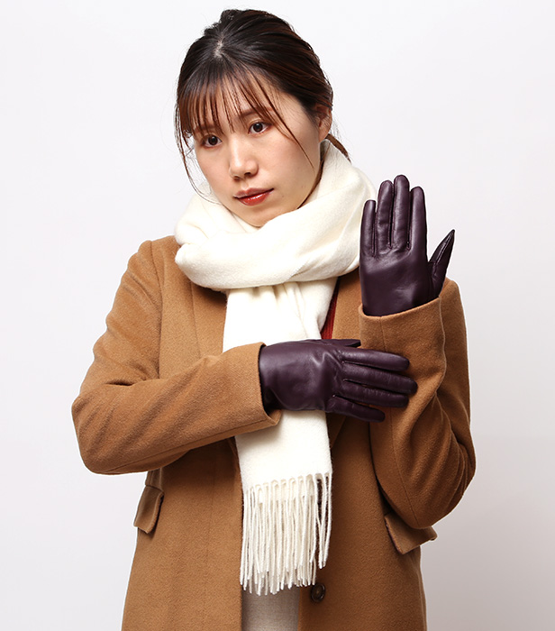 東京ヒマワリ / クロダ(KURODA) 【WOMEN】 スマホ対応 羊革(ラムレザー