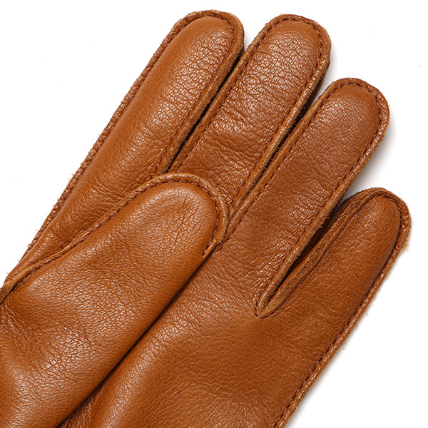 東京ヒマワリ / KURODA(クロダ) ディアスキン(鹿革) カシミヤ100％裏地